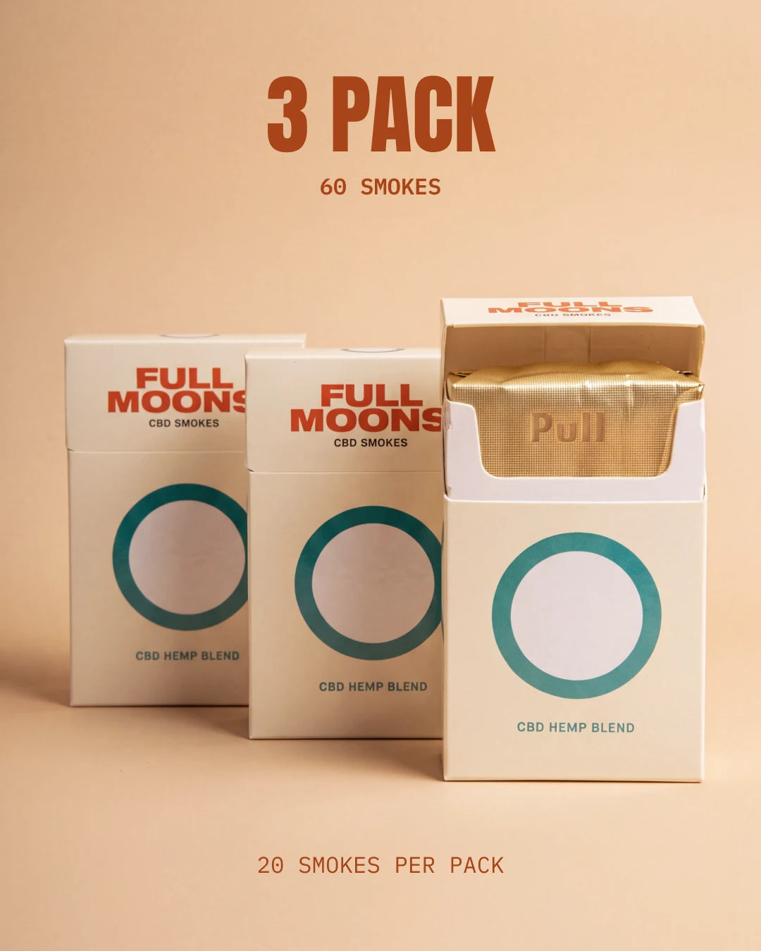 Original Blend 3 pack, 60 smokes