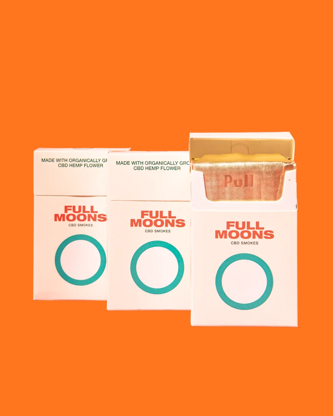 The Triple · 3-Pack Organic CBD Hemp Cigarettes · Full Moons Club