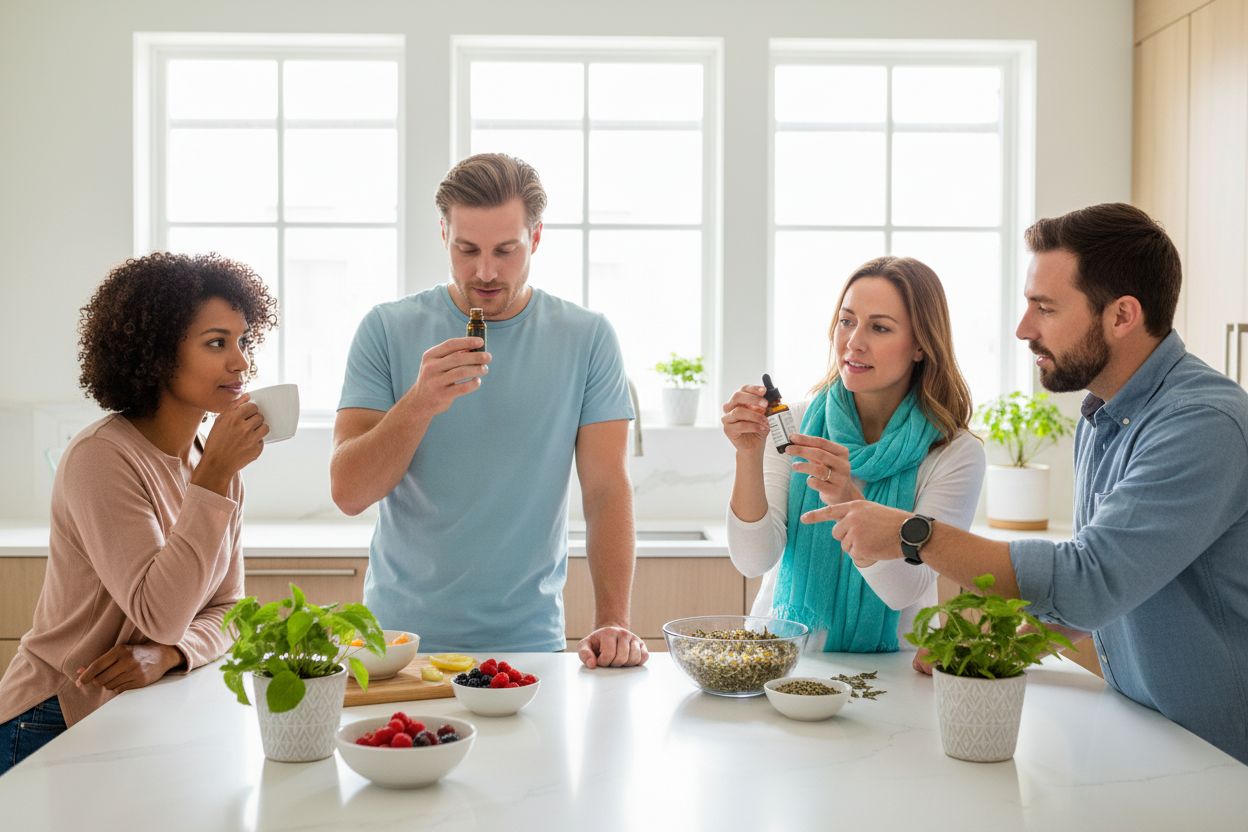 natural nicotine replacements, healthy lifestyle, herbal tea