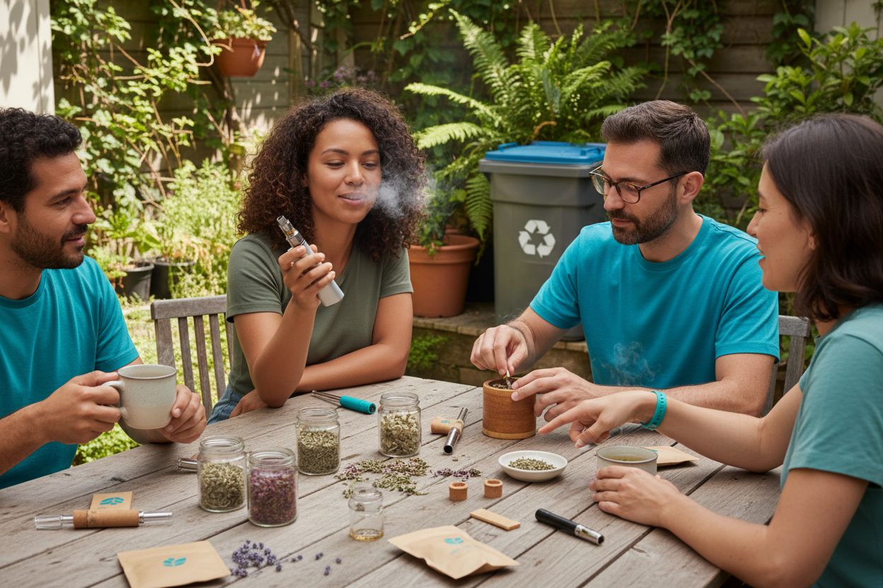 sustainable smoking, eco-friendly smoking, mindful wellness