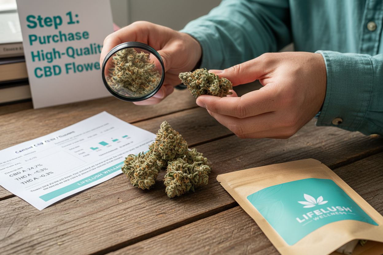 CBD flower selection