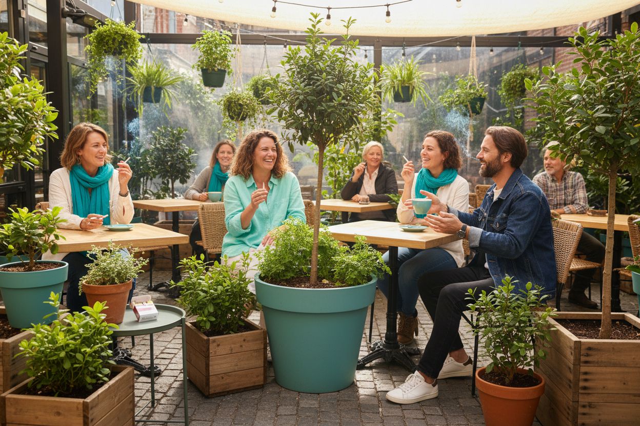 hemp cigarettes wellness, smoking alternative, social setting