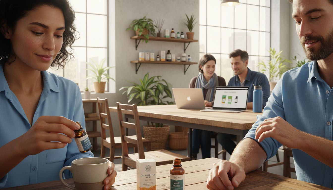 CBD wellness workspace