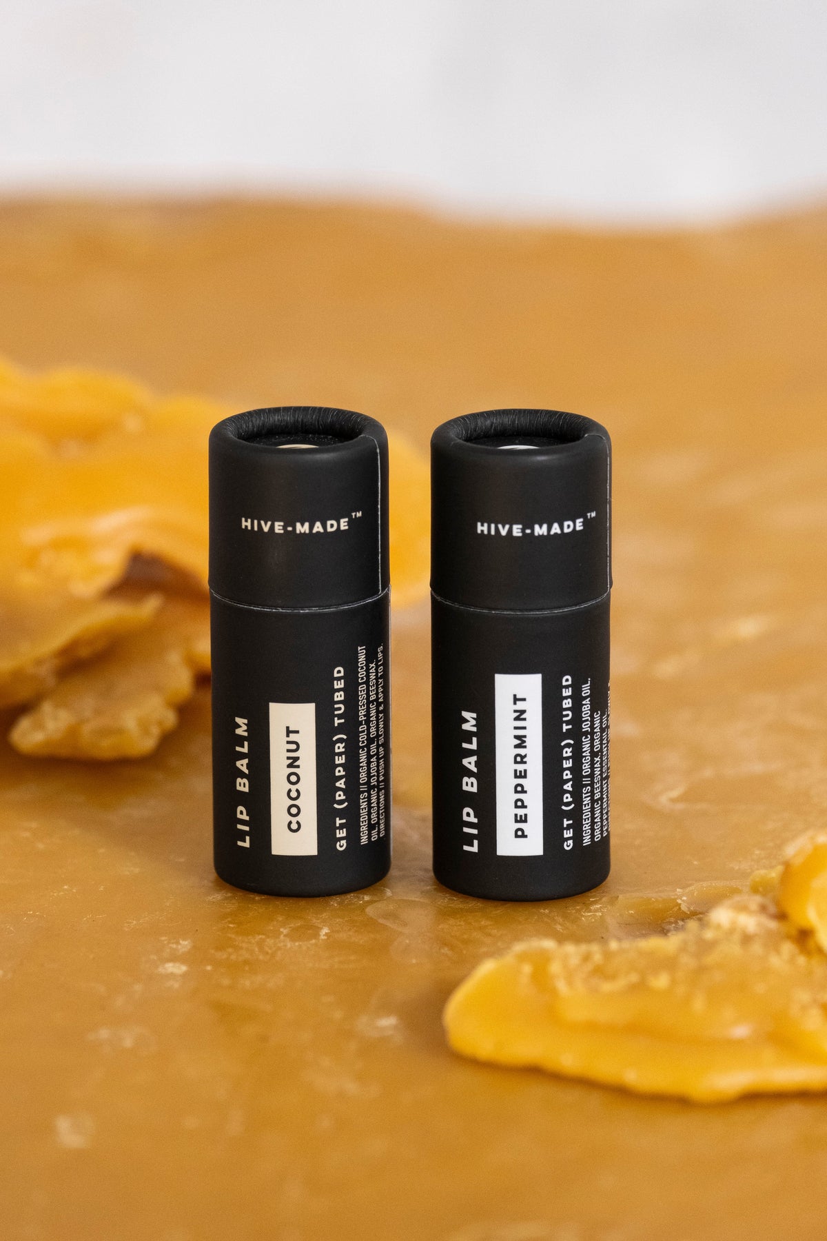 Rad Wax lip balm variety pack, coconut and peppermint