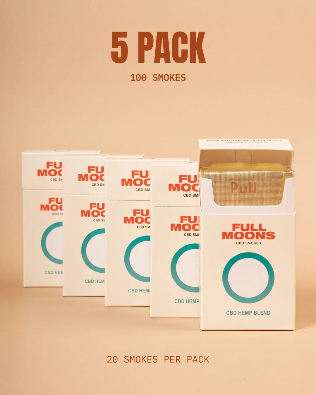 Original Blend 5 pack, 100 smokes
